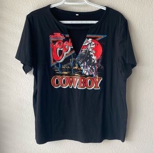 Coors Cowboy Graphic Tee Cutout